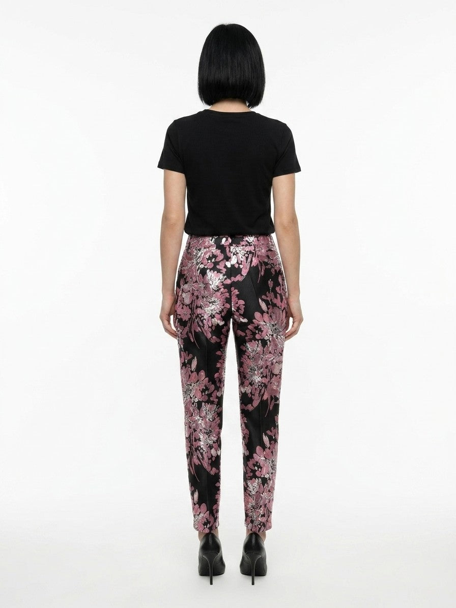 Dolce & Gabbana Multicolor Metallic Fibre Dress Women's Pants