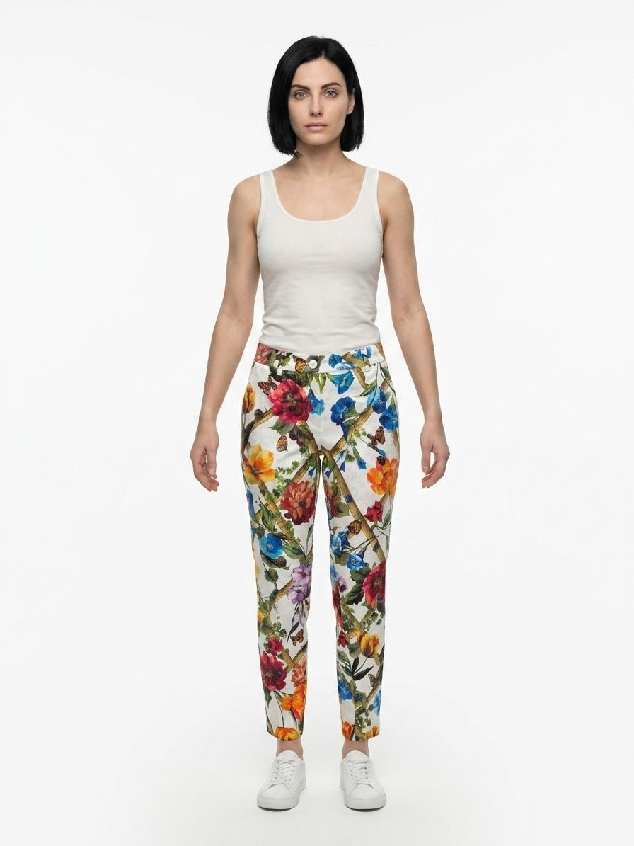 Dolce & Gabbana Multicolor Cotton Joggers (Workout Women's Pants)