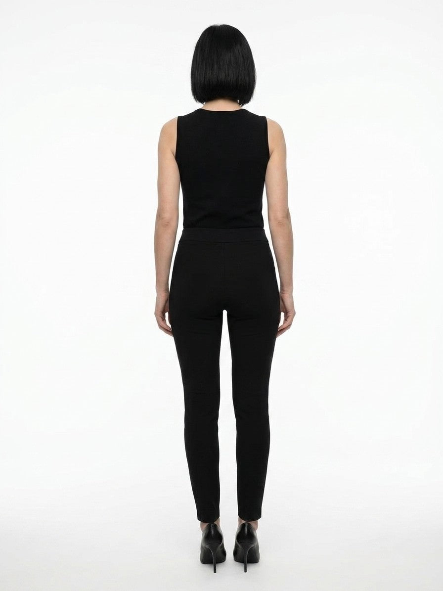 Dolce & Gabbana Black Acetate Skinny Women's Pants