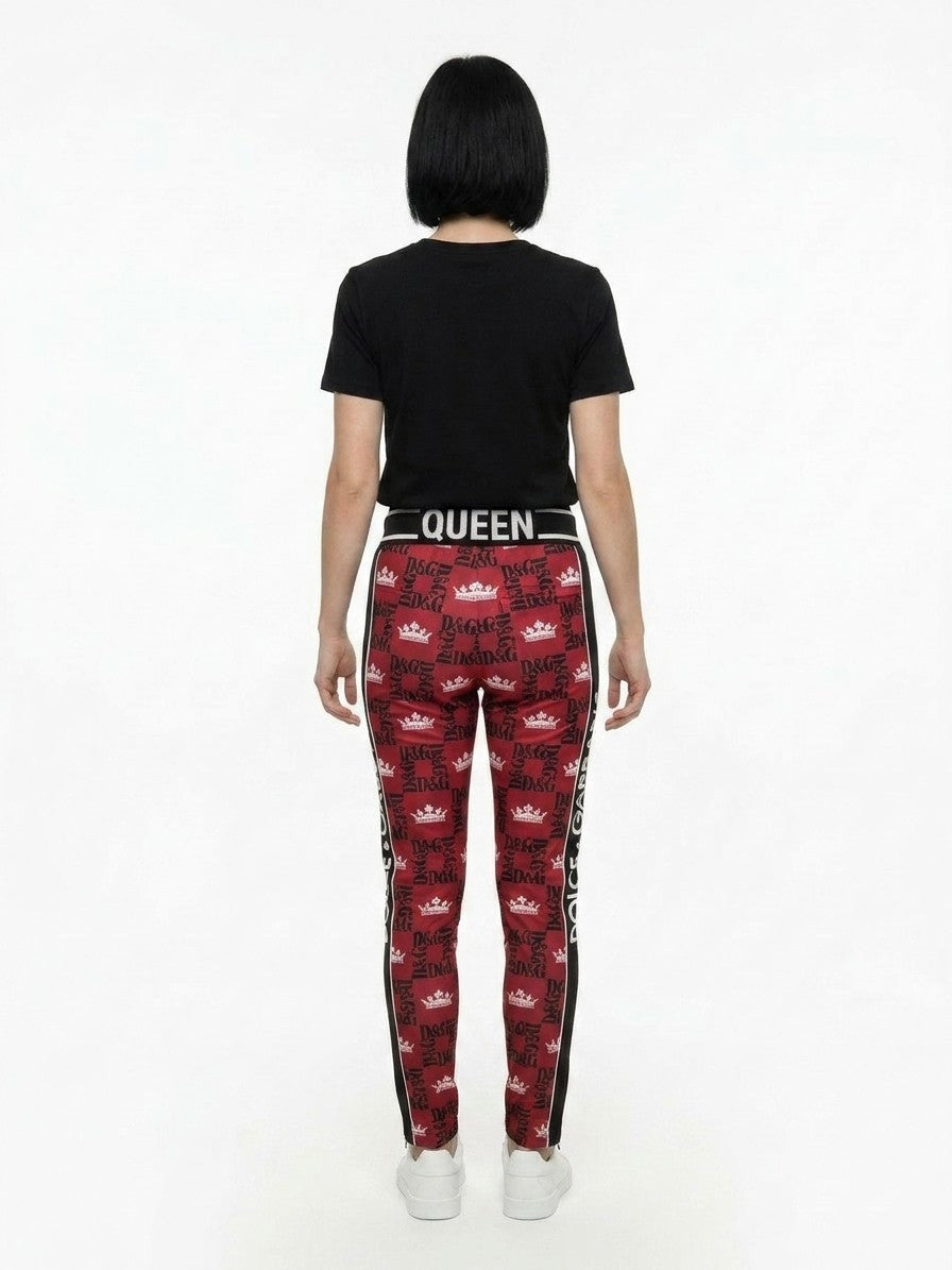 Dolce & Gabbana Multicolor Polyester Joggers (Workout Women's Pants)
