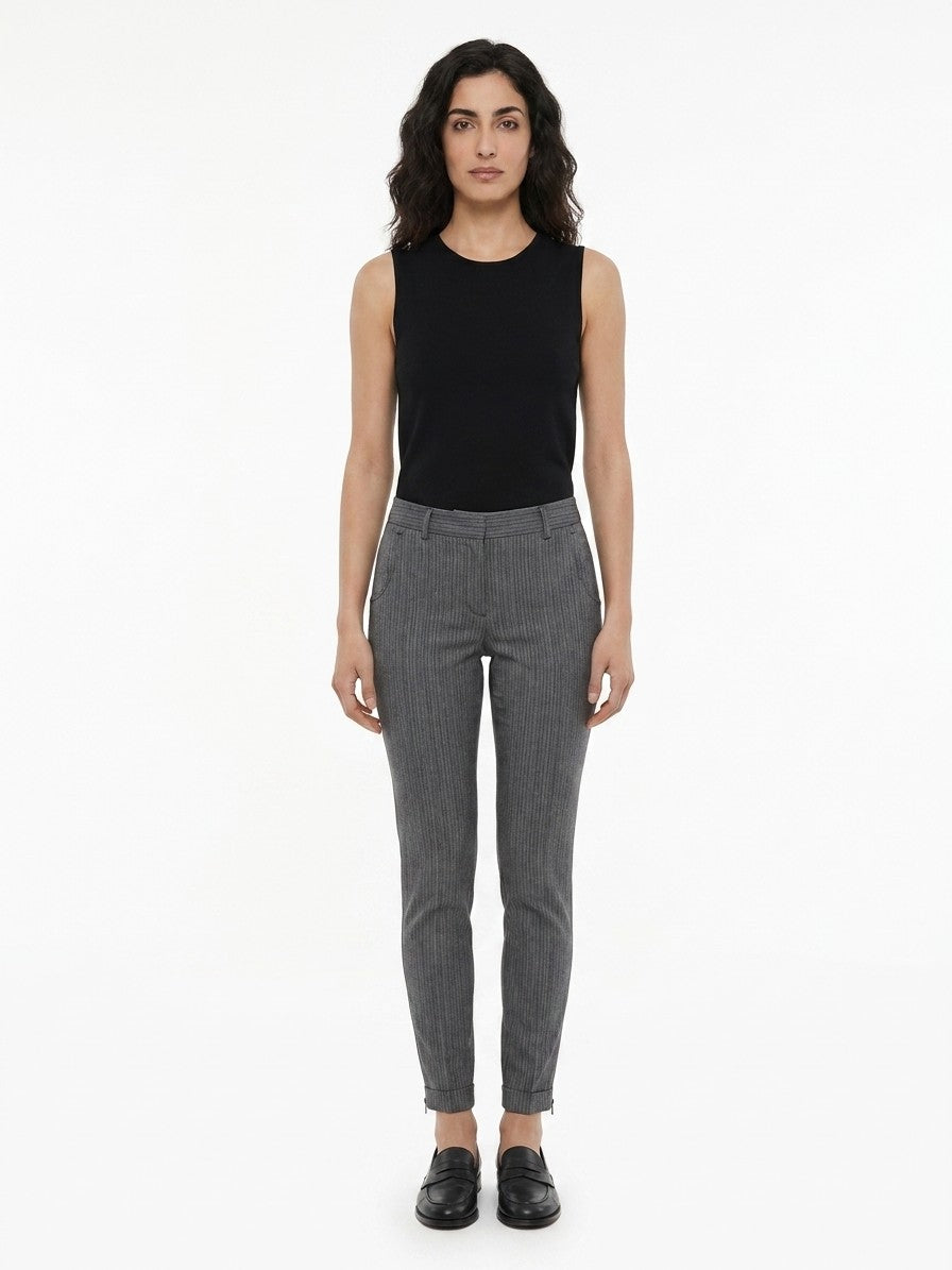 Dolce & Gabbana Multicolor Virgin Wool Casual Women's Pants