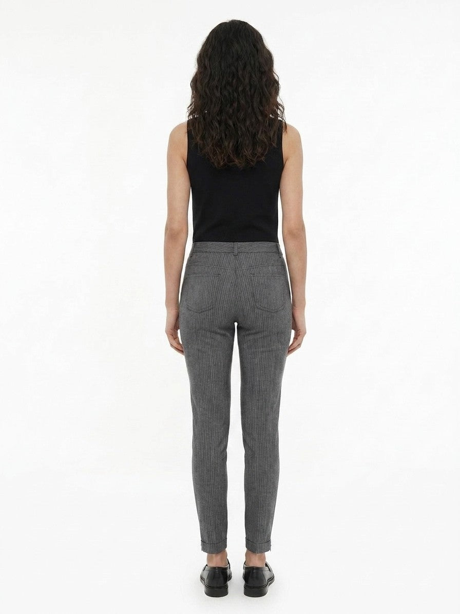 Dolce & Gabbana Multicolor Virgin Wool Casual Women's Pants