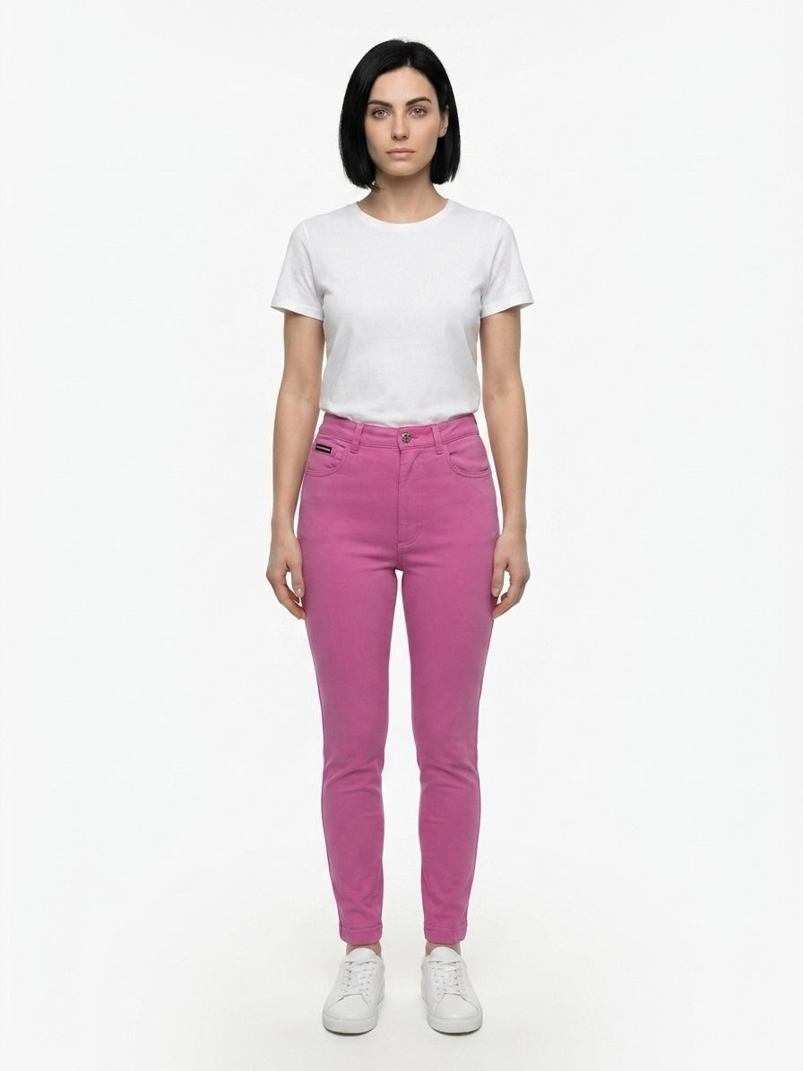 Dolce & Gabbana Pink Cotton Women's T-Shirt