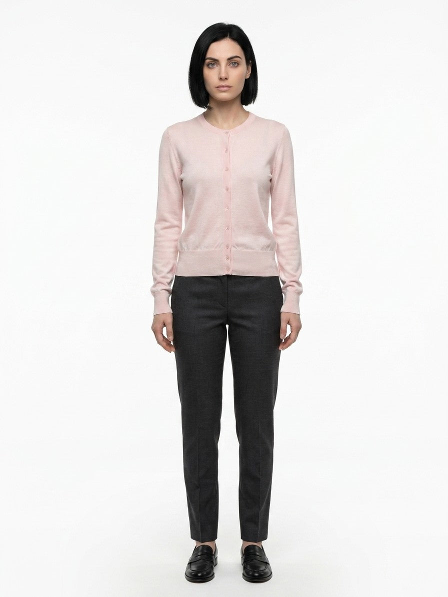 Dolce & Gabbana Pink Silk Women's Cardigan