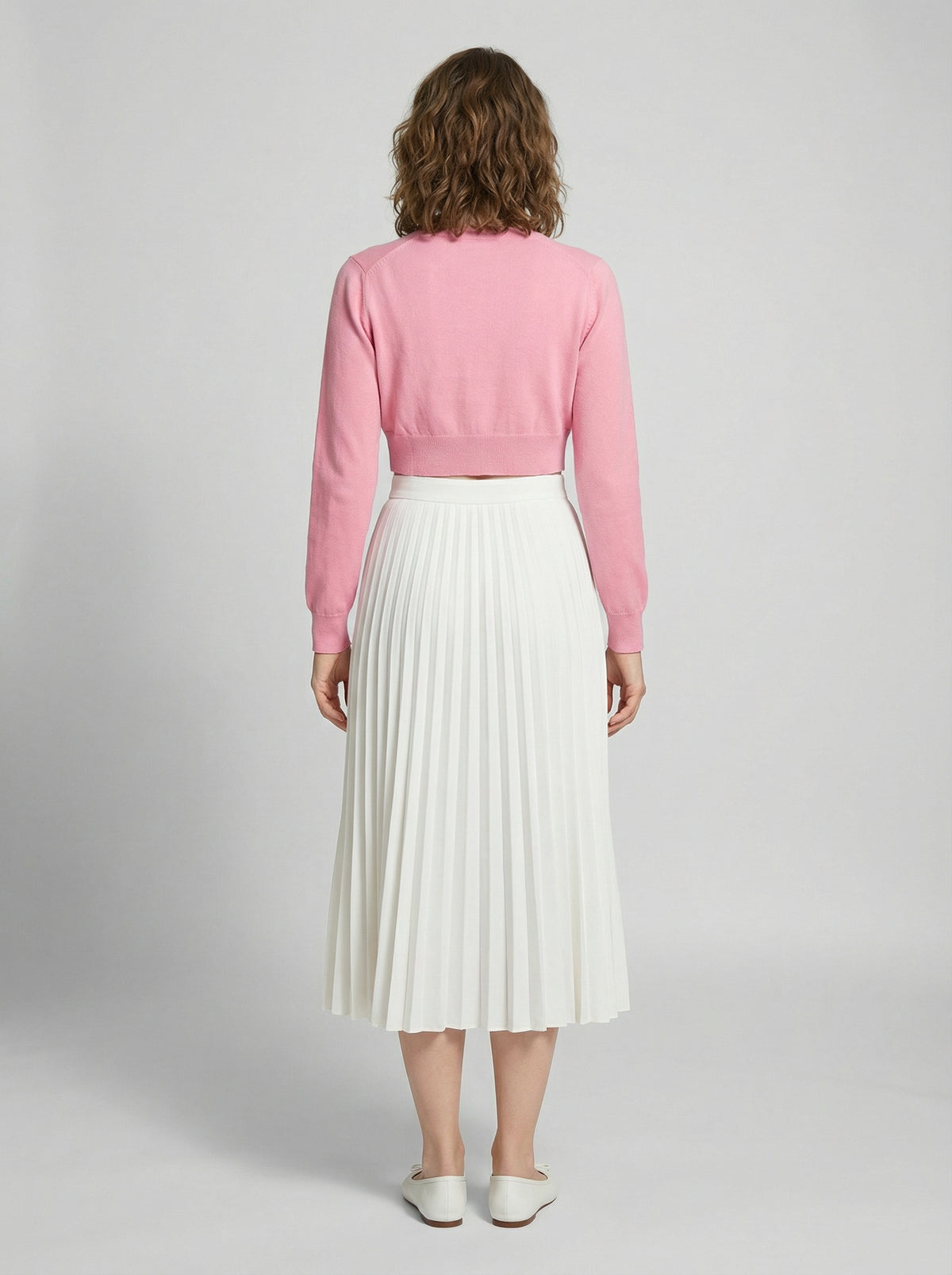 Dolce & Gabbana Pink Silk Women's Cardigan
