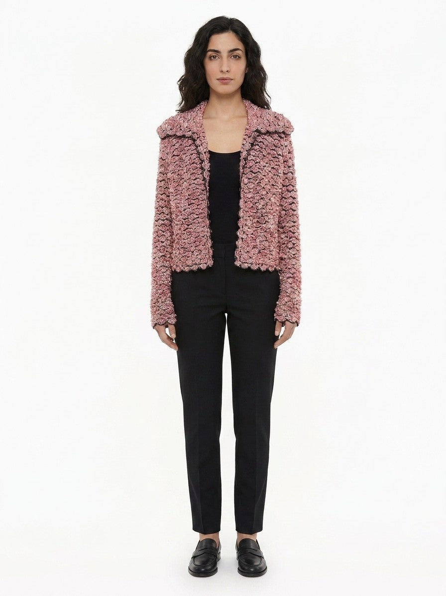 Dolce & Gabbana Blue Cashmere Full-Length Women's Jacket