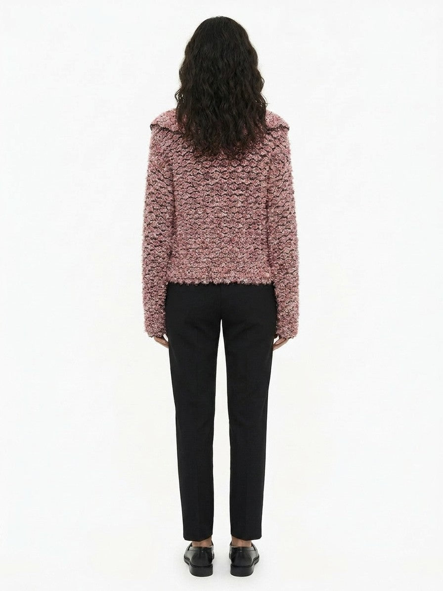 Dolce & Gabbana Blue Cashmere Full-Length Women's Jacket