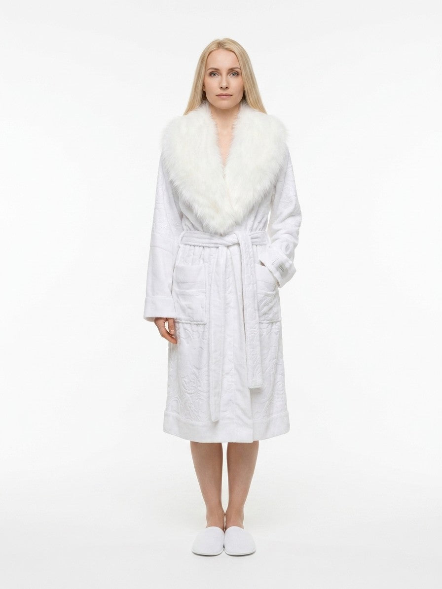 Dolce & Gabbana Multicolor Cotton Women's Bathrobe