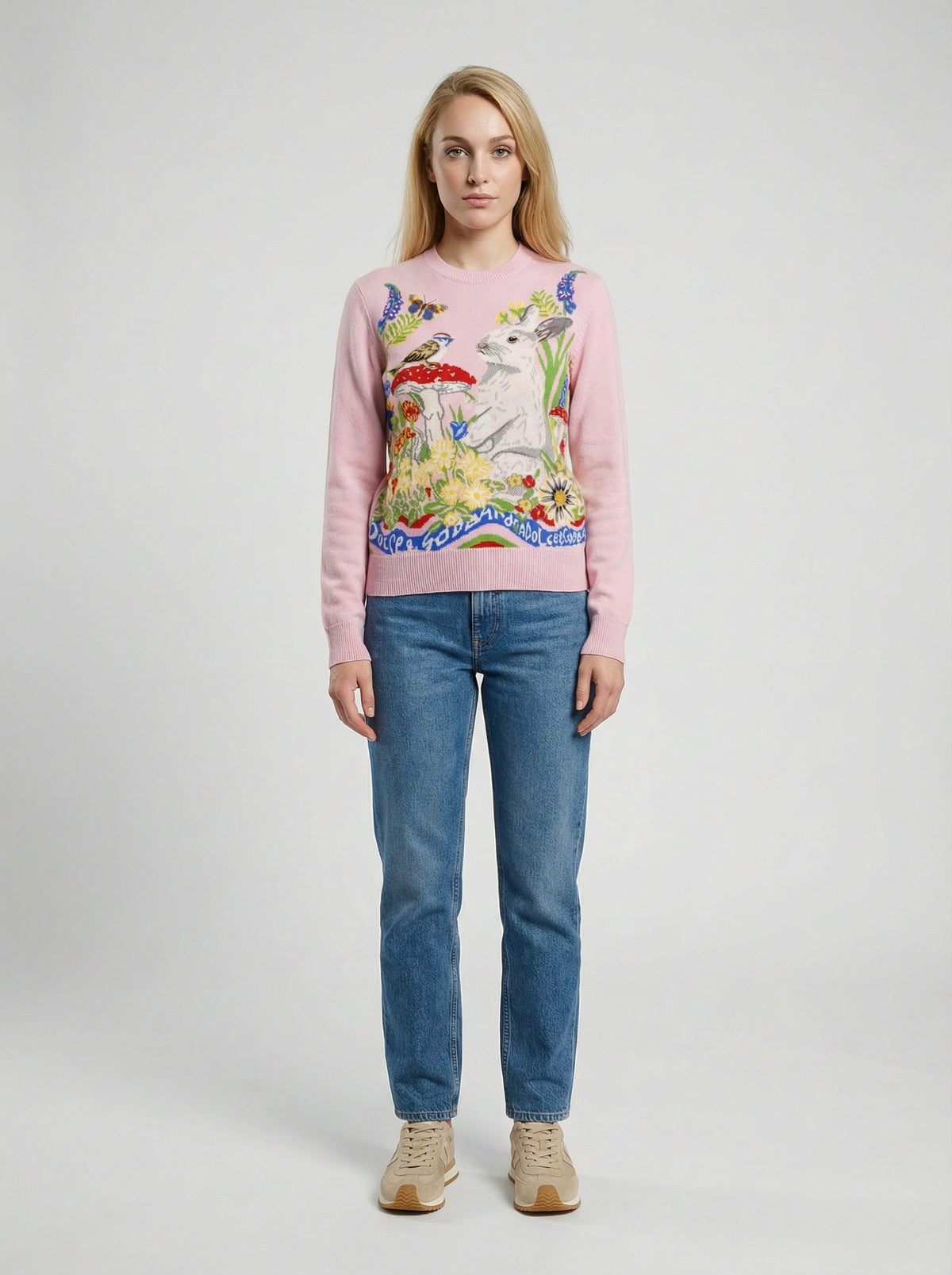 Dolce & Gabbana Multicolor Cashmere Women's Sweatshirt