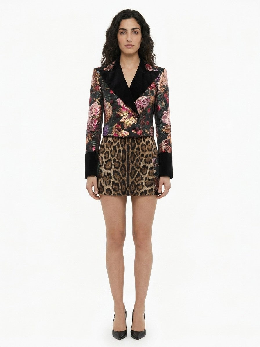 Dolce & Gabbana Multicolor Elastane Women's Blazer