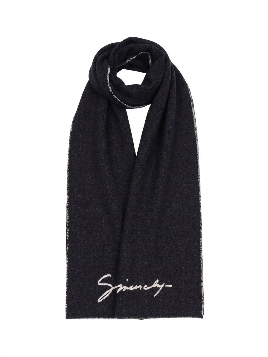 Givenchy Bicolor Wool Men's Scarf