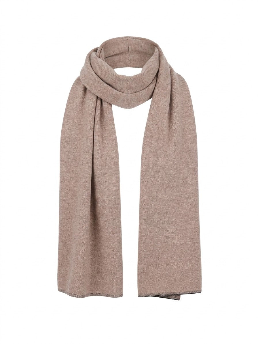 Givenchy Beige Cashmere Men's Scarf