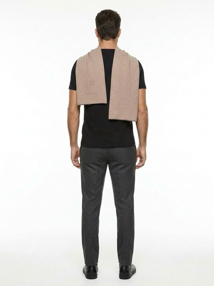 Givenchy Beige Cashmere Men's Scarf