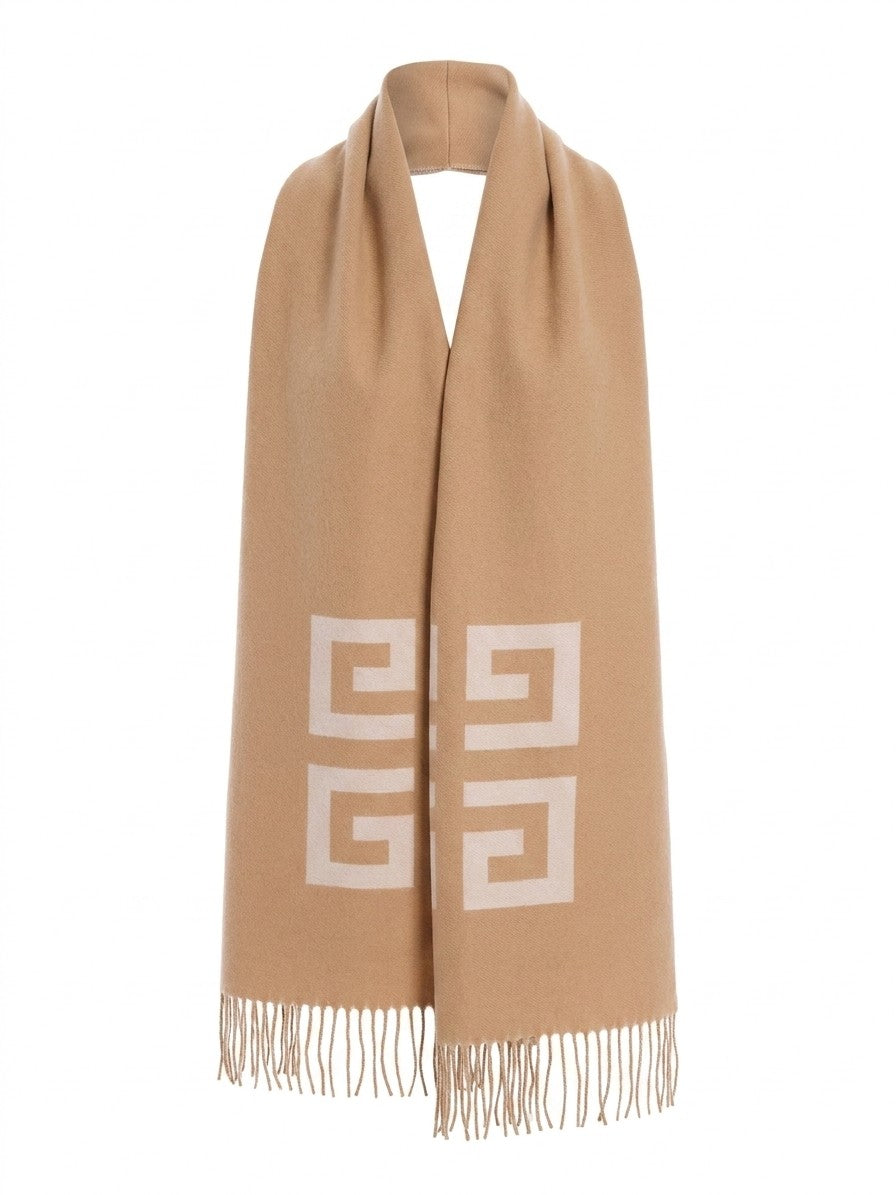 Givenchy Bicolor Virgin Wool Men's Scarf