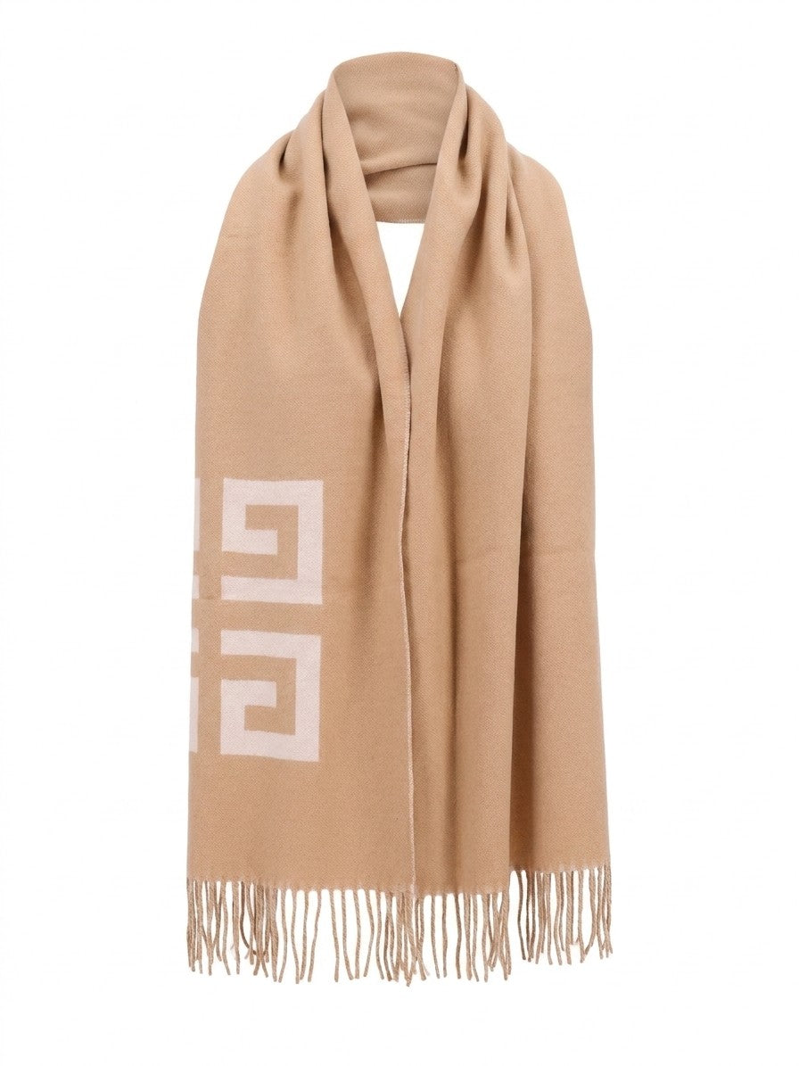 Givenchy Bicolor Virgin Wool Men's Scarf