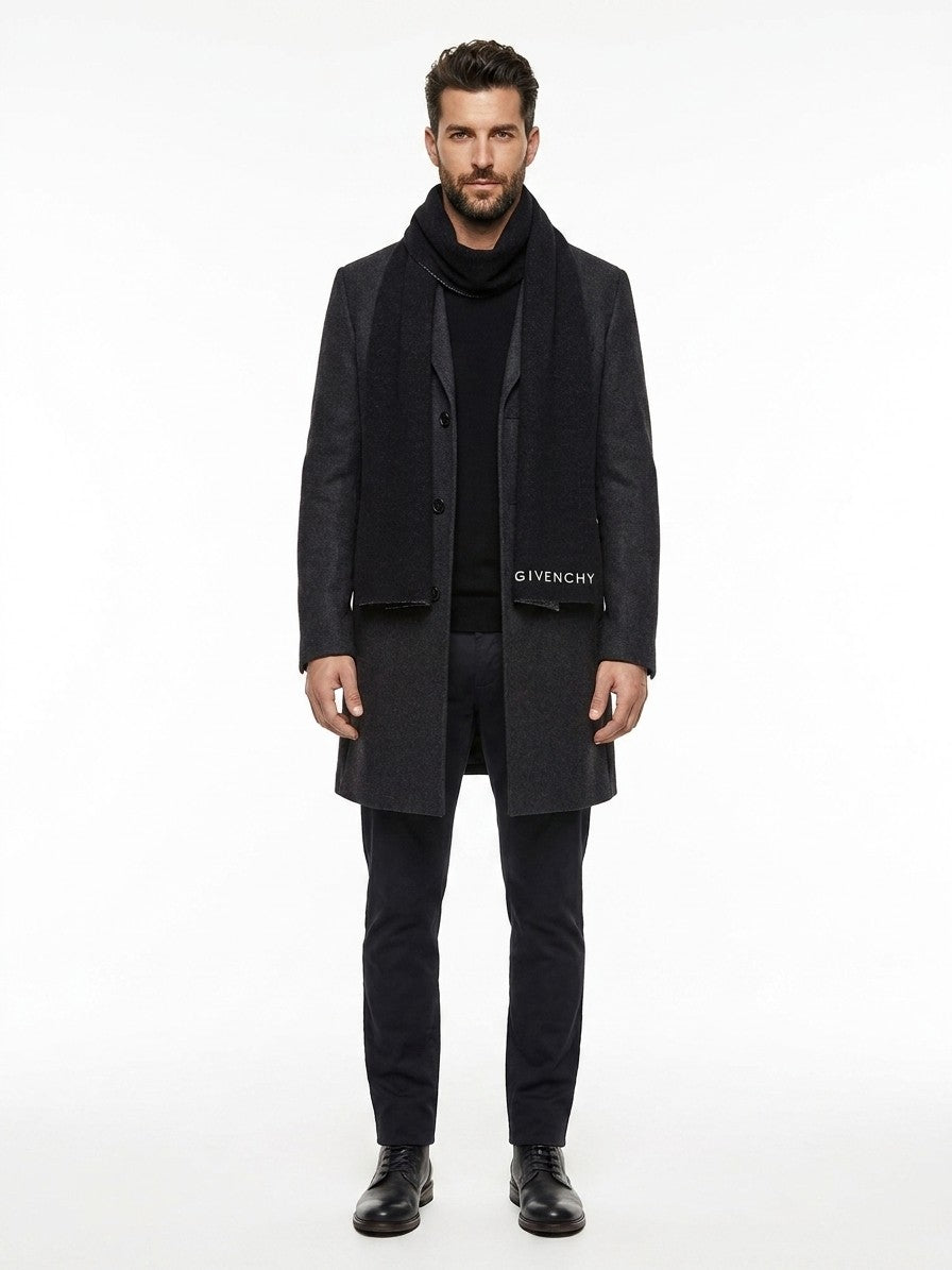 Givenchy Bicolor Wool Men's Scarf