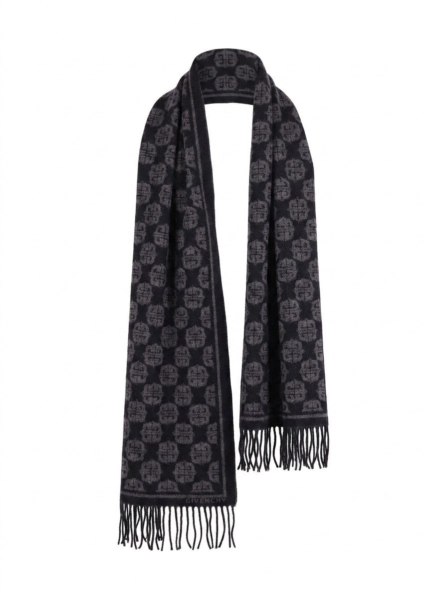 Givenchy Black Wool Women's Scarf