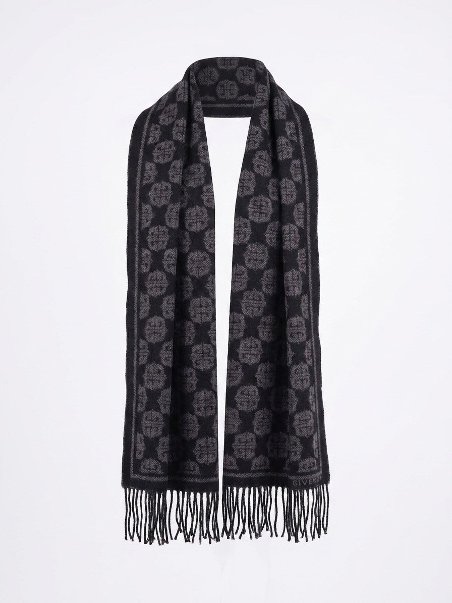 Givenchy Black Wool Women's Scarf