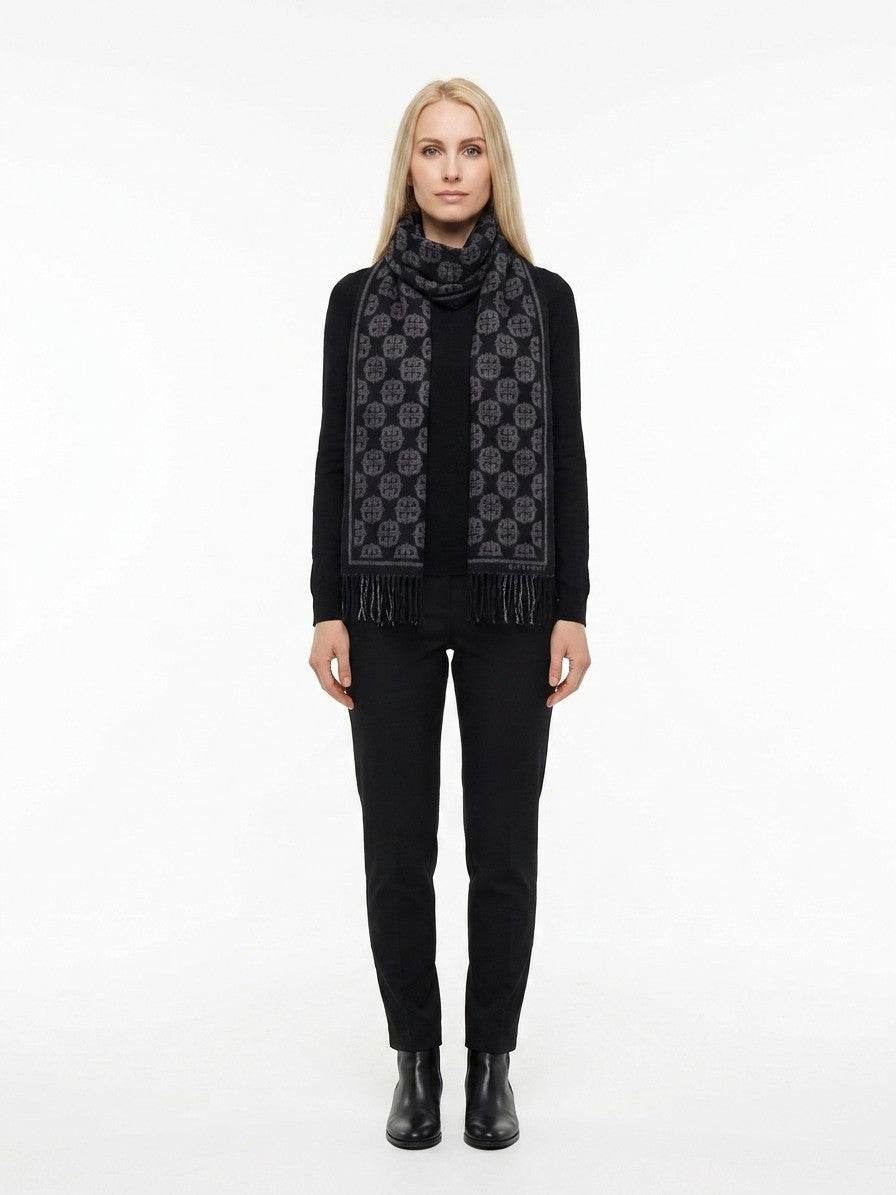 Givenchy Black Wool Women's Scarf