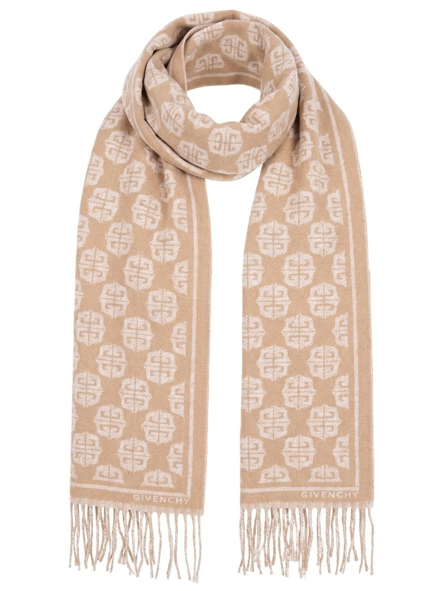 Givenchy Beige Wool Women's Scarf