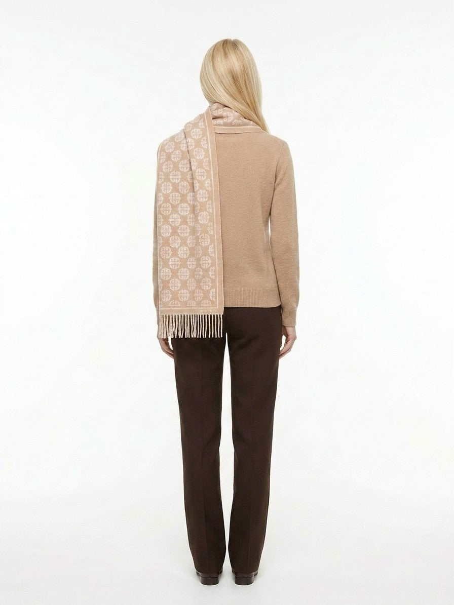 Givenchy Beige Wool Women's Scarf