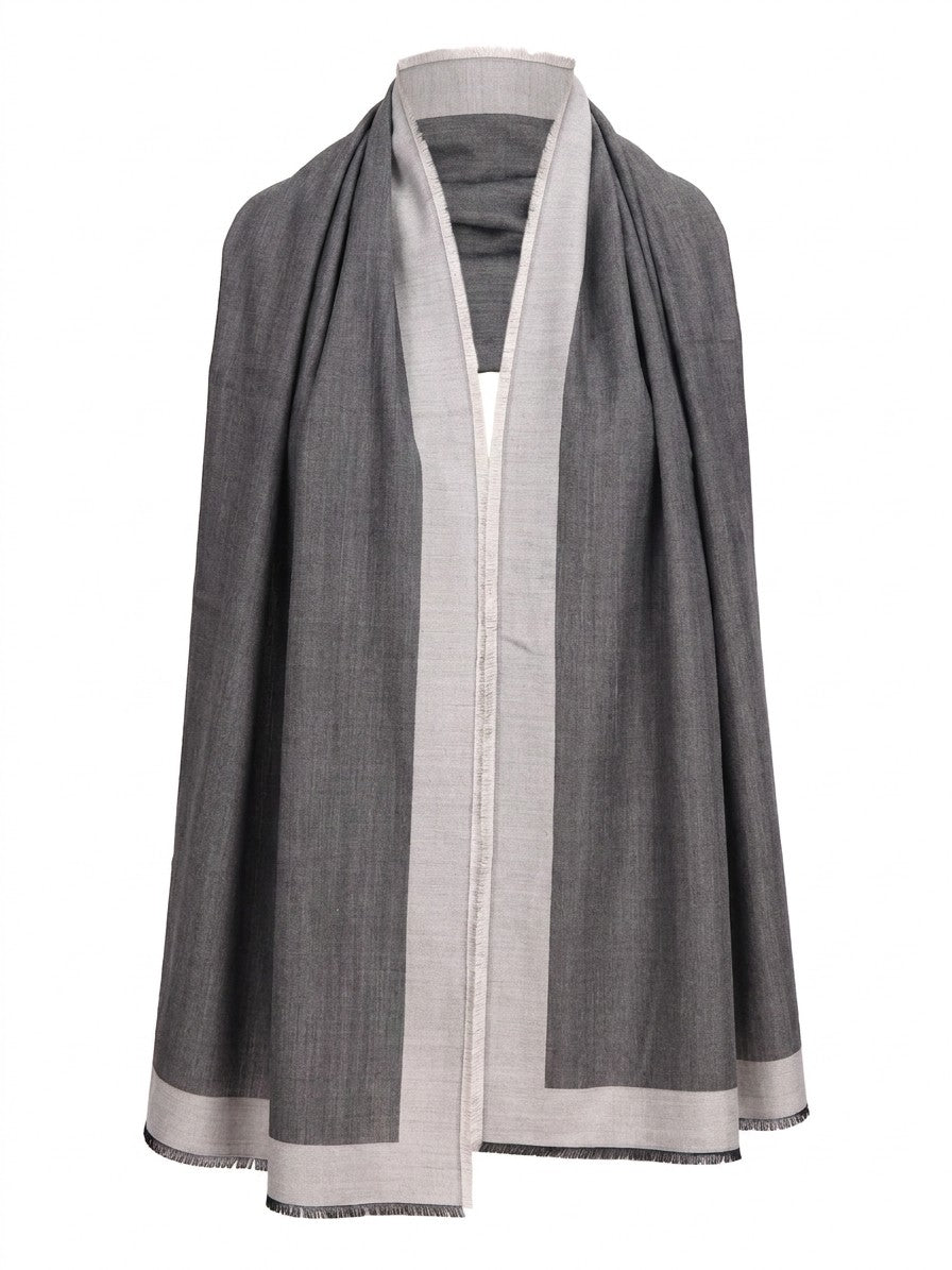 Givenchy Gray Silk Women's Foulard