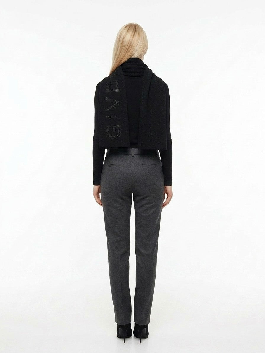 Givenchy Black Wool Women's Scarf
