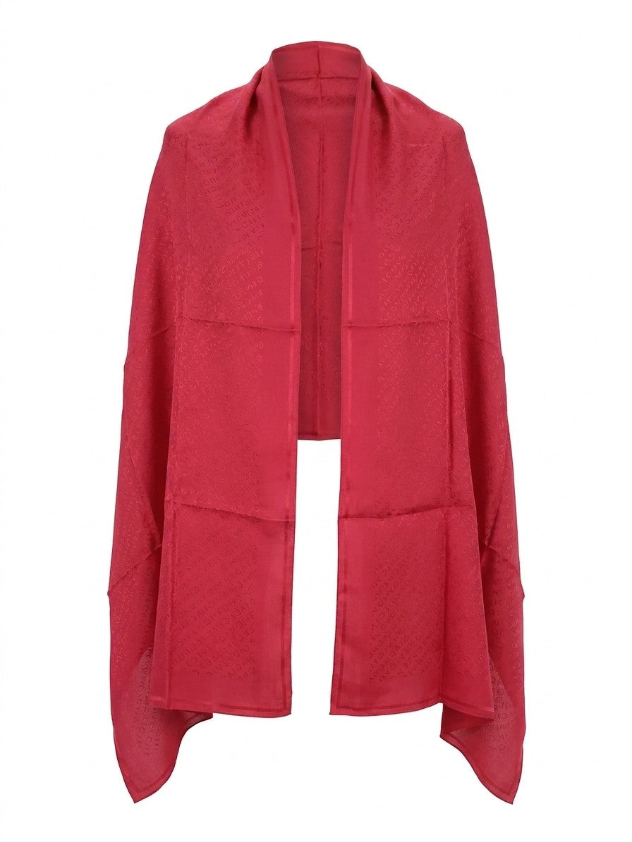 Givenchy Red Silk Women's Foulard