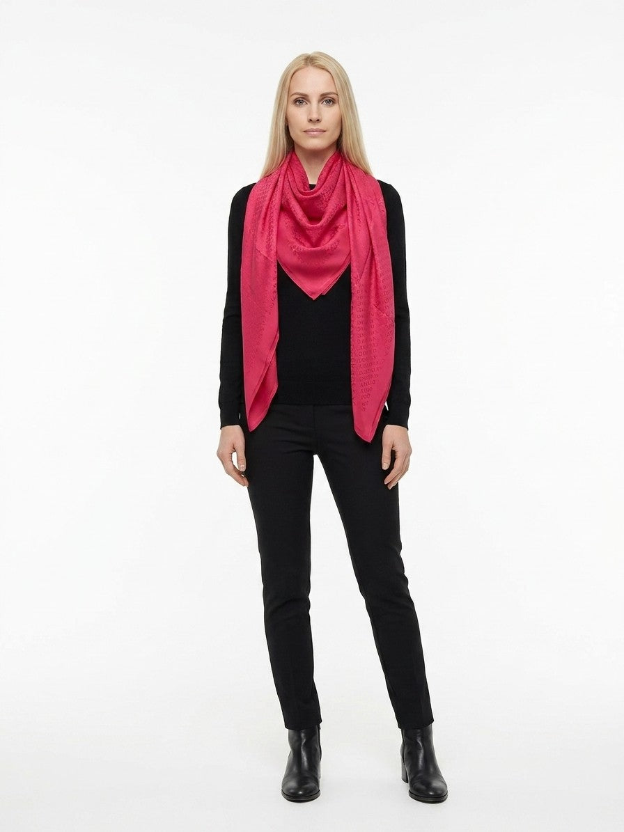 Givenchy Red Silk Women's Foulard