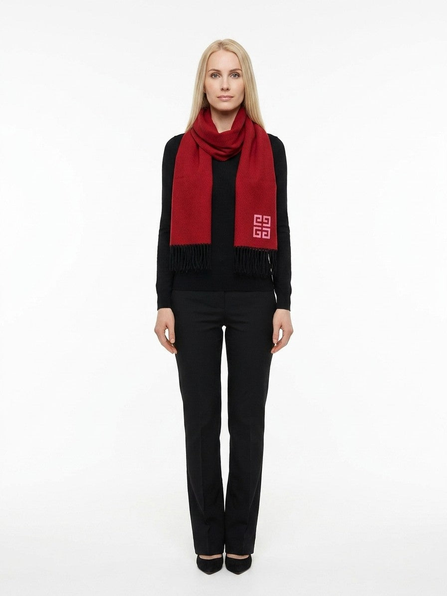 Givenchy Bicolor Wool Women's Scarf