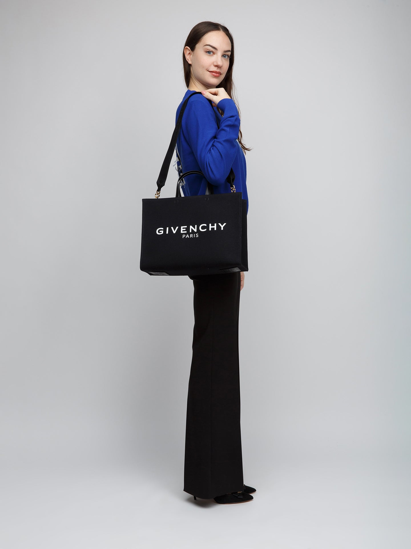 Givenchy Black Cotton Tote Women's Bag