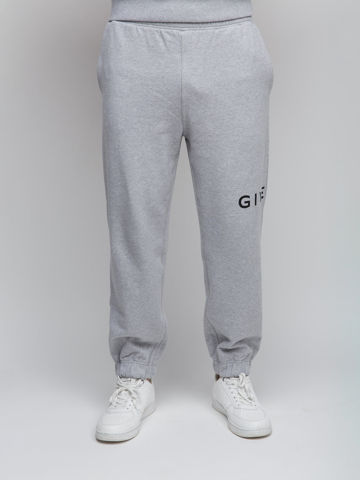 Givenchy Gray Cotton Joggers (Workout Men's Pants)