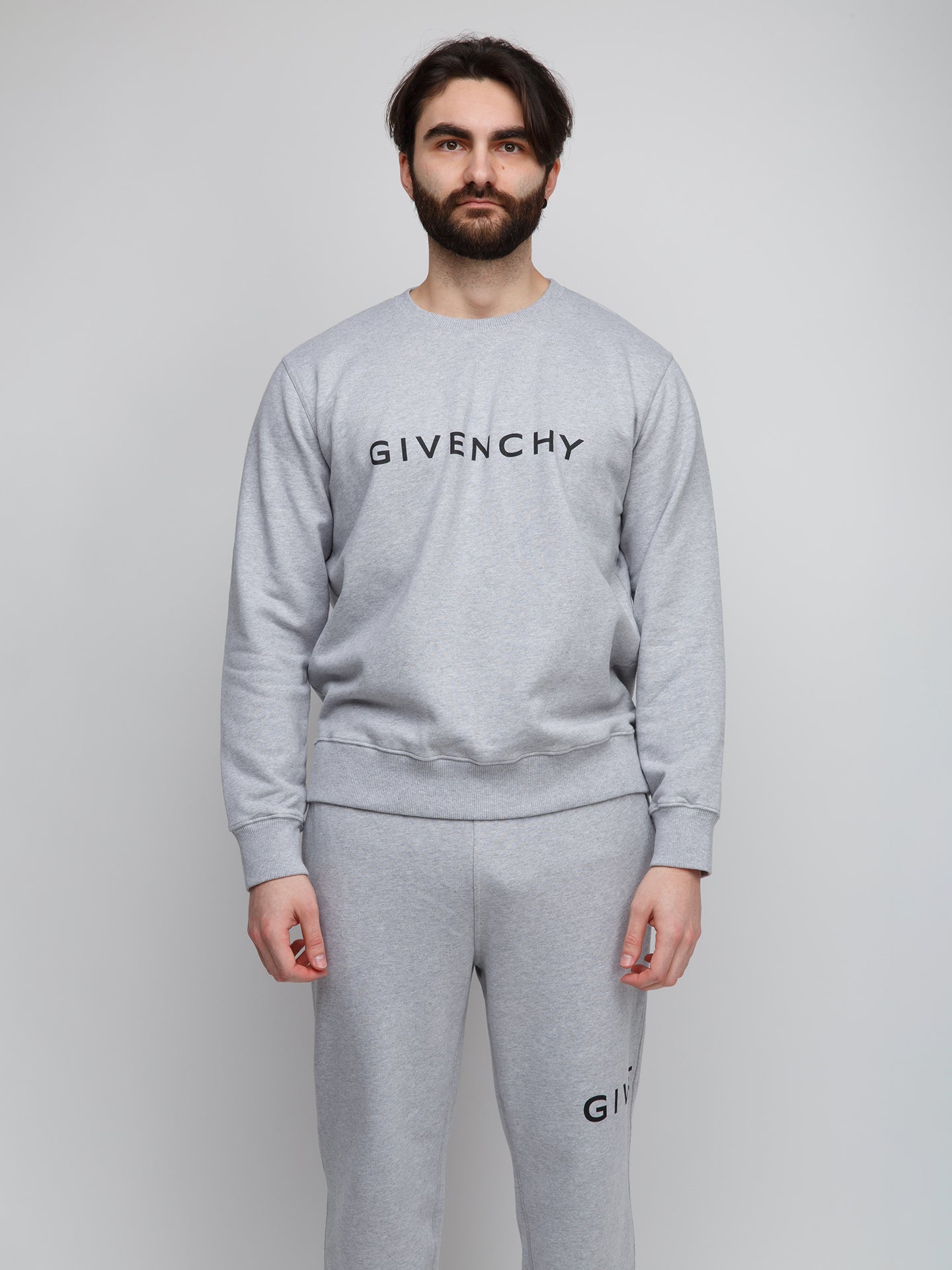 Givenchy Gray Cotton Men's Sweatshirt