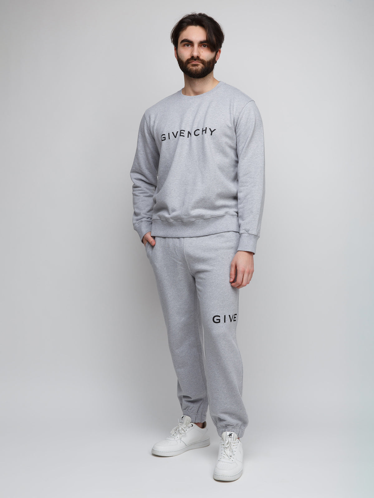 Givenchy Gray Cotton Men's Sweatshirt