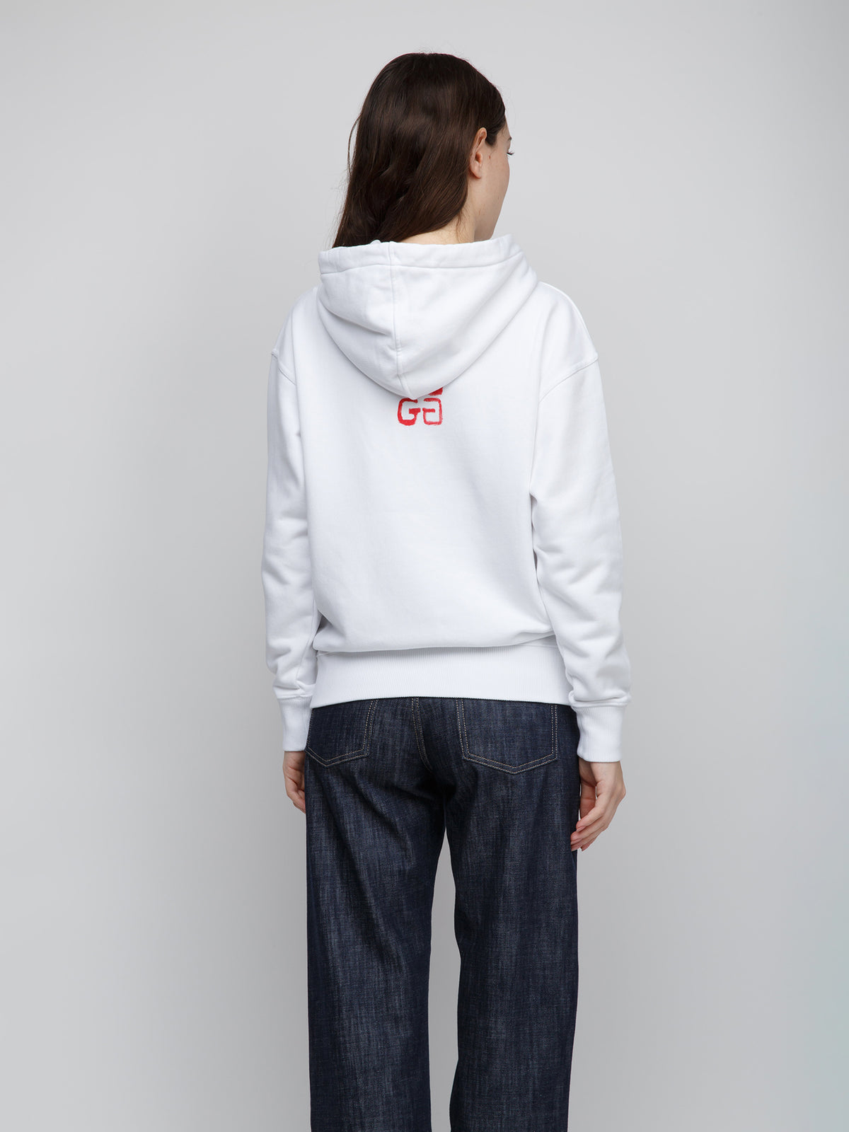 Givenchy White Cotton Women's Hoodie