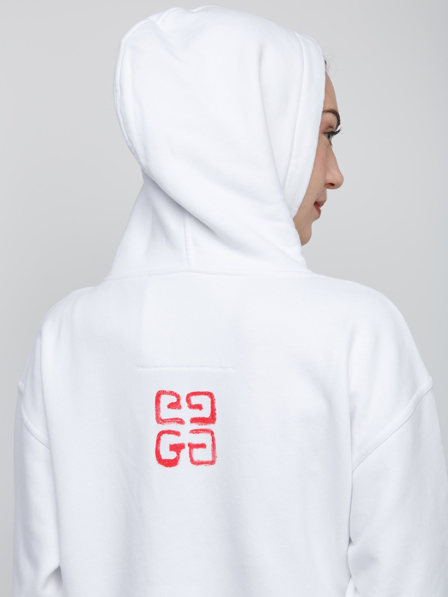 Givenchy White Cotton Women's Hoodie
