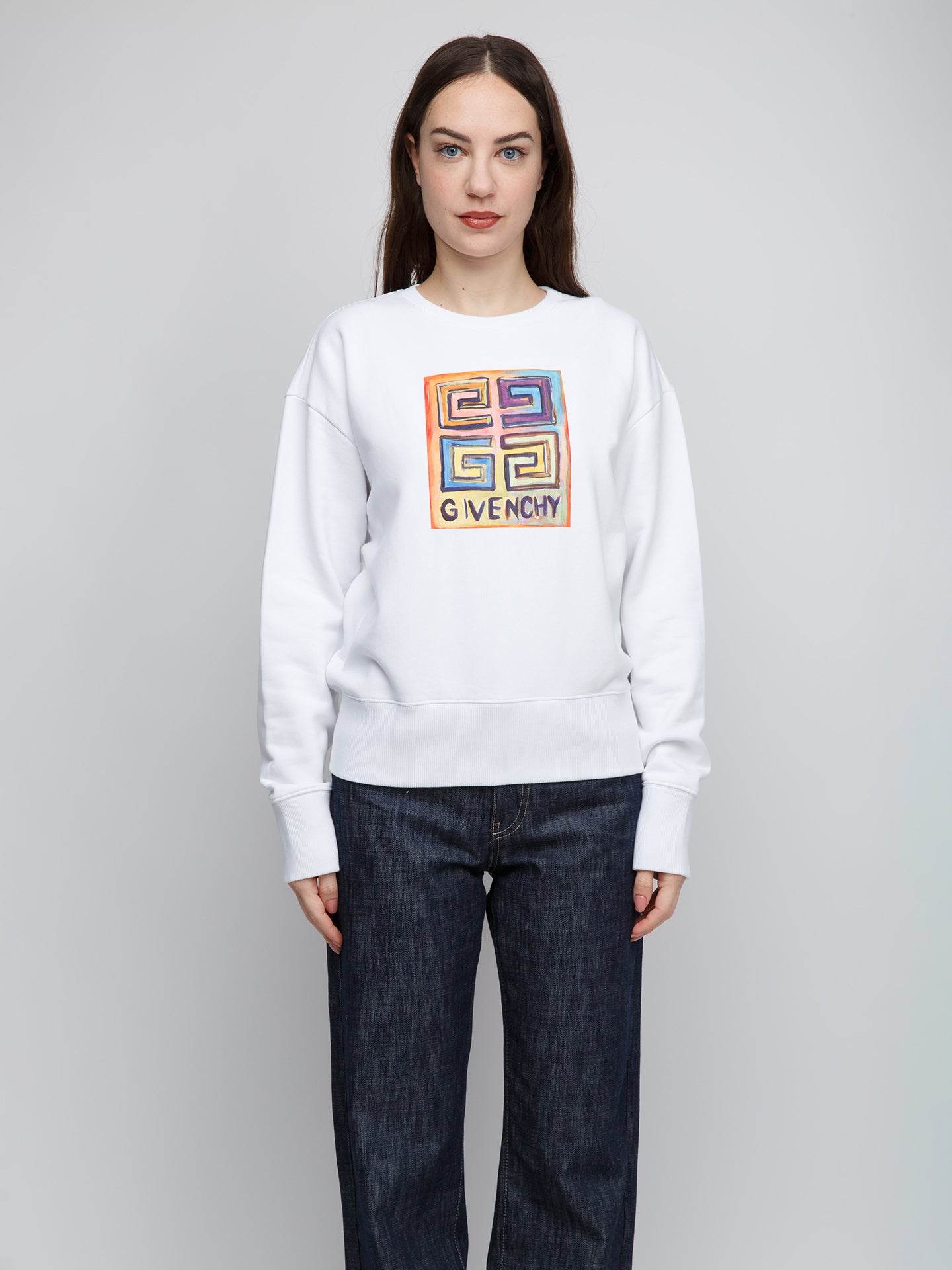 Givenchy White Cotton Women's Sweatshirt