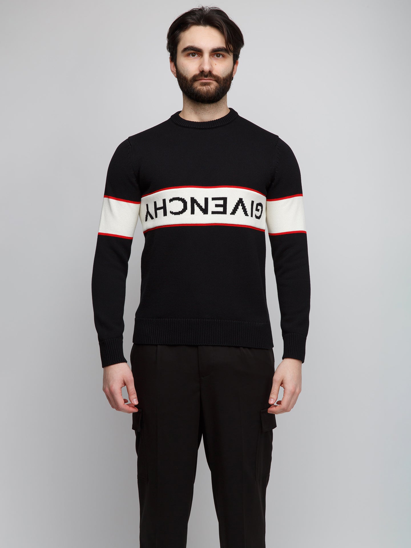 Givenchy Black Cotton Men's Sweatshirt