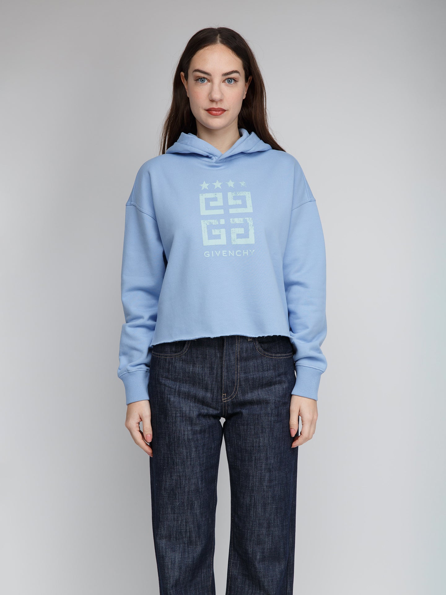 Givenchy Blue Cotton Women's Sweatshirt