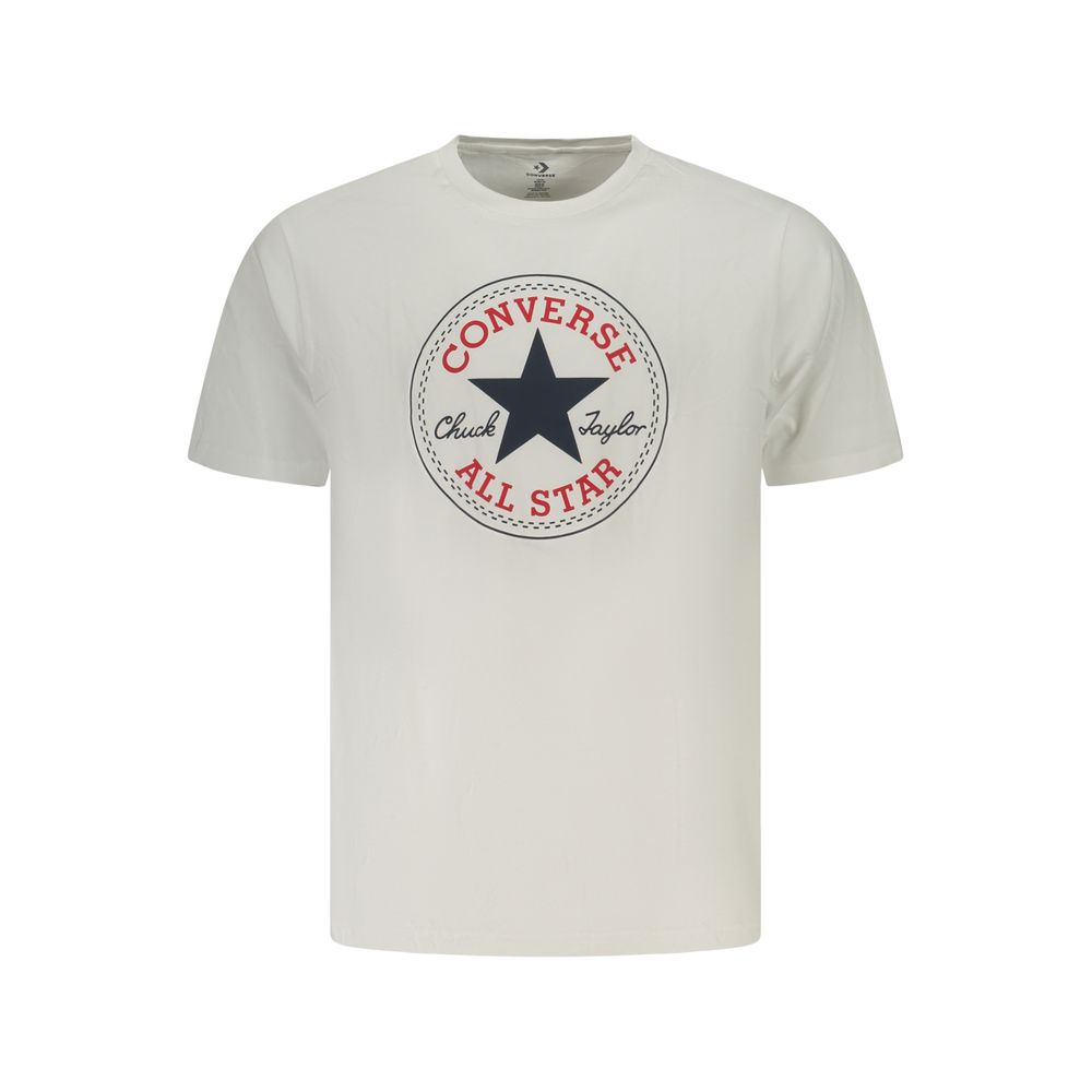 Converse White Cotton Men's Men's T-Shirt