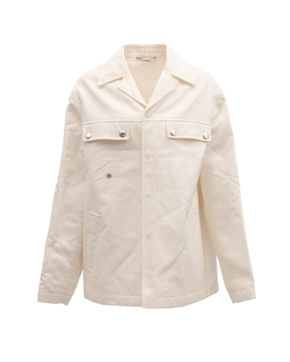 Valentino Garavani Ivory Oversized Shirt Women's Jacket
