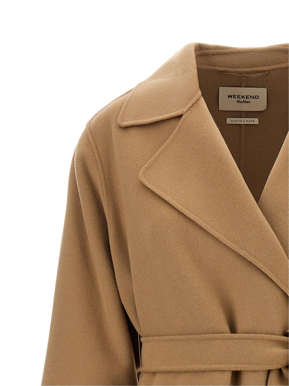 Max Mara Beige Virgin Wool Women's Coat