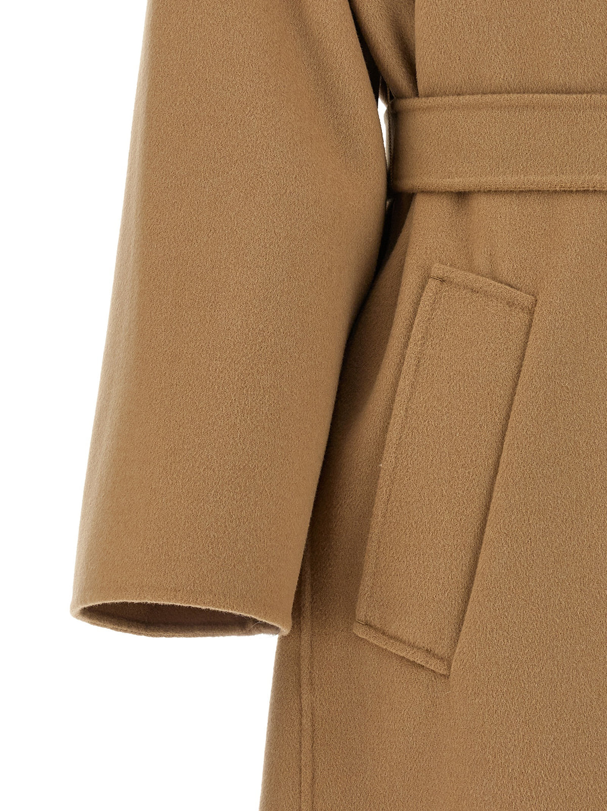 Max Mara Beige Virgin Wool Women's Coat