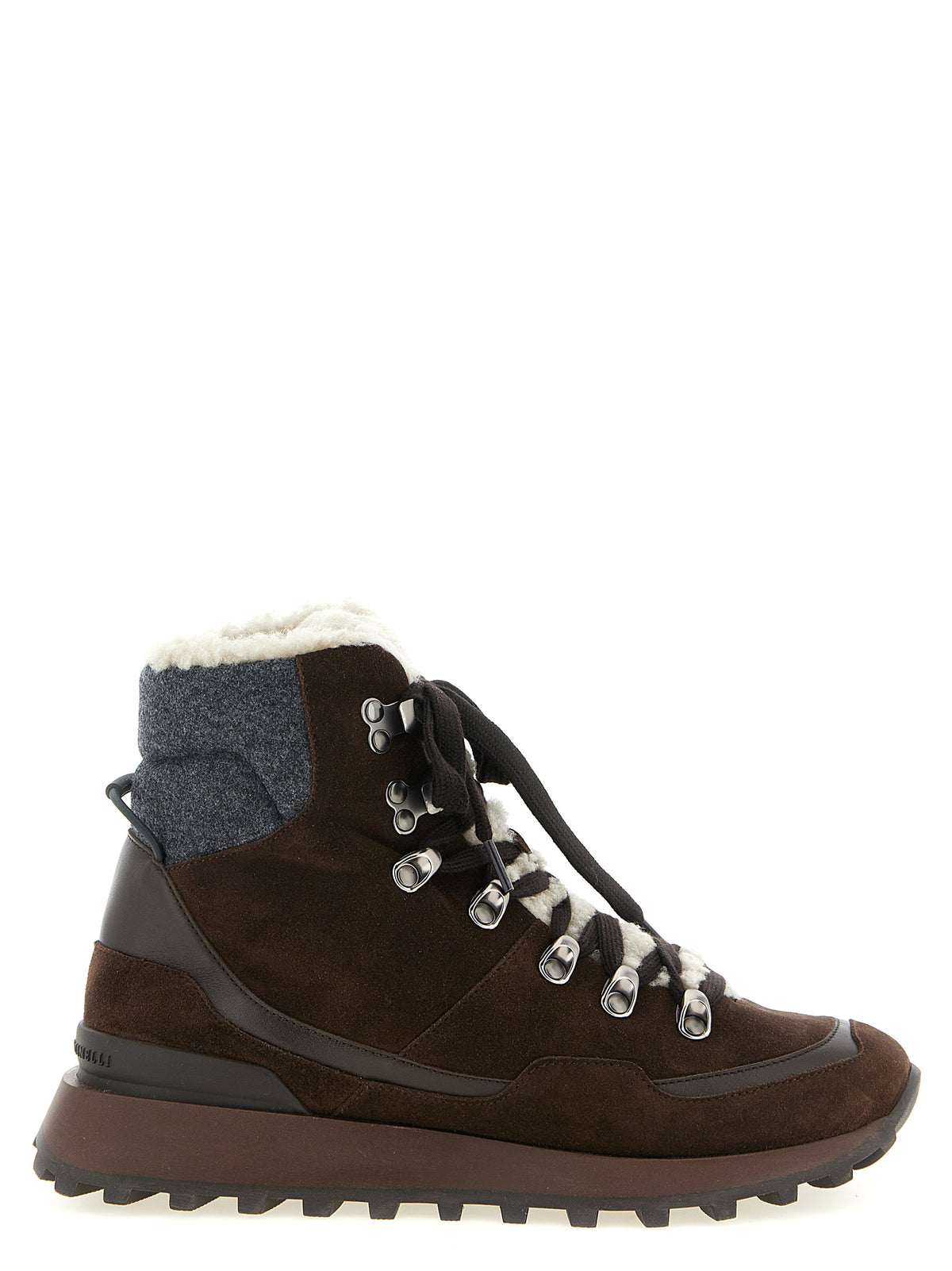 Brunello Cucinelli Brown Calfskin Ankle Women's Boots