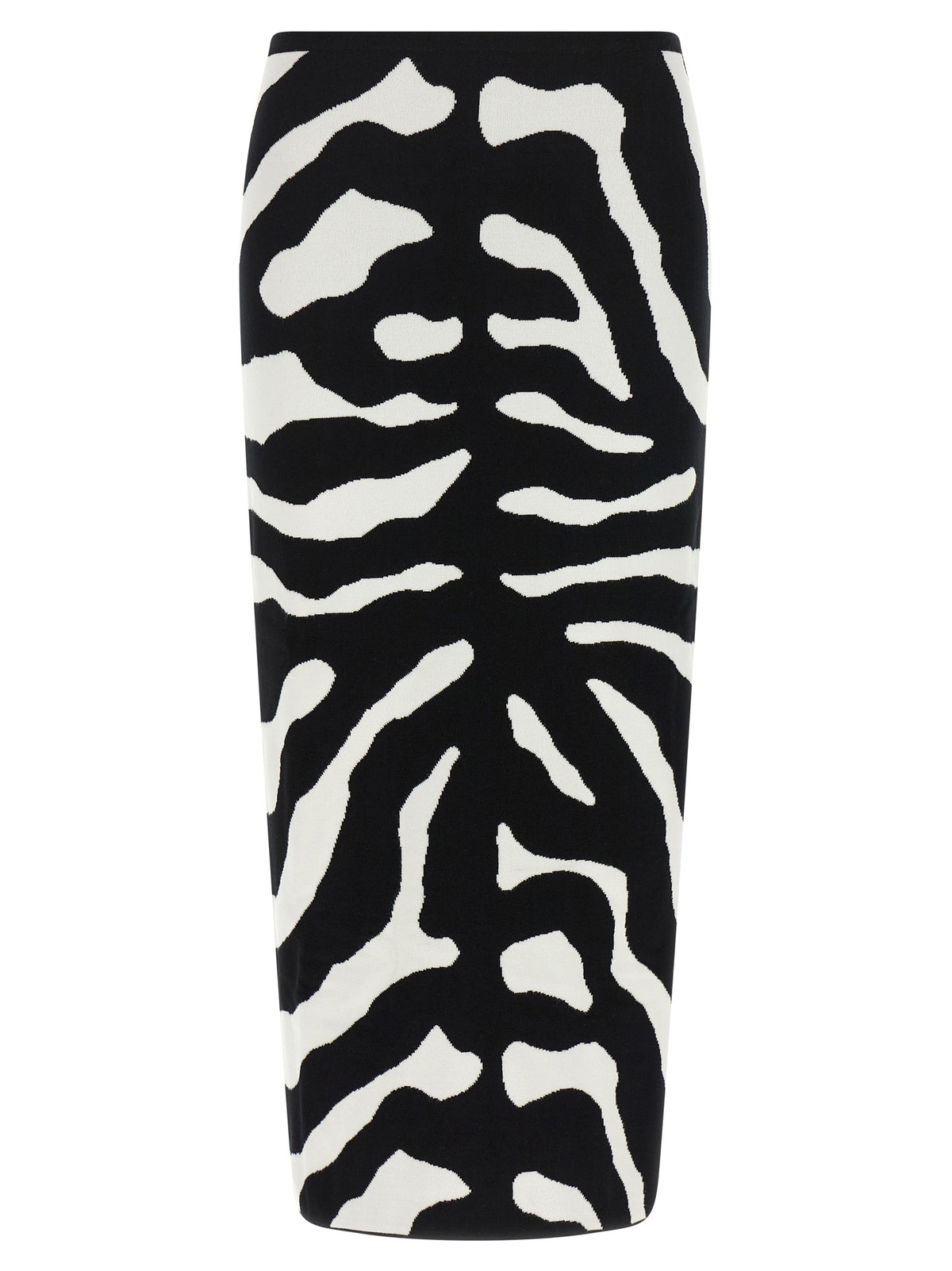 Moschino Bicolor Viscose Midi Women's Skirt