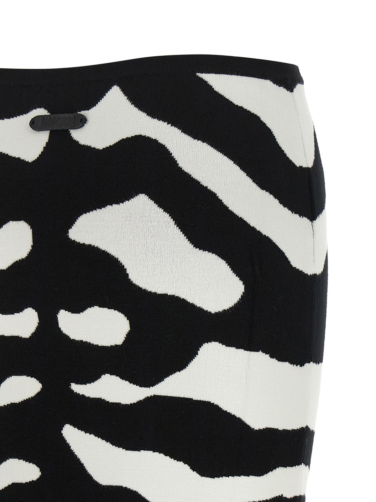 Moschino Bicolor Viscose Midi Women's Skirt