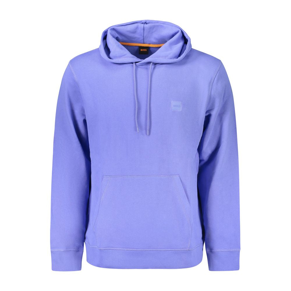 Hugo Boss Blue Cotton Men's Men's Sweatshirt