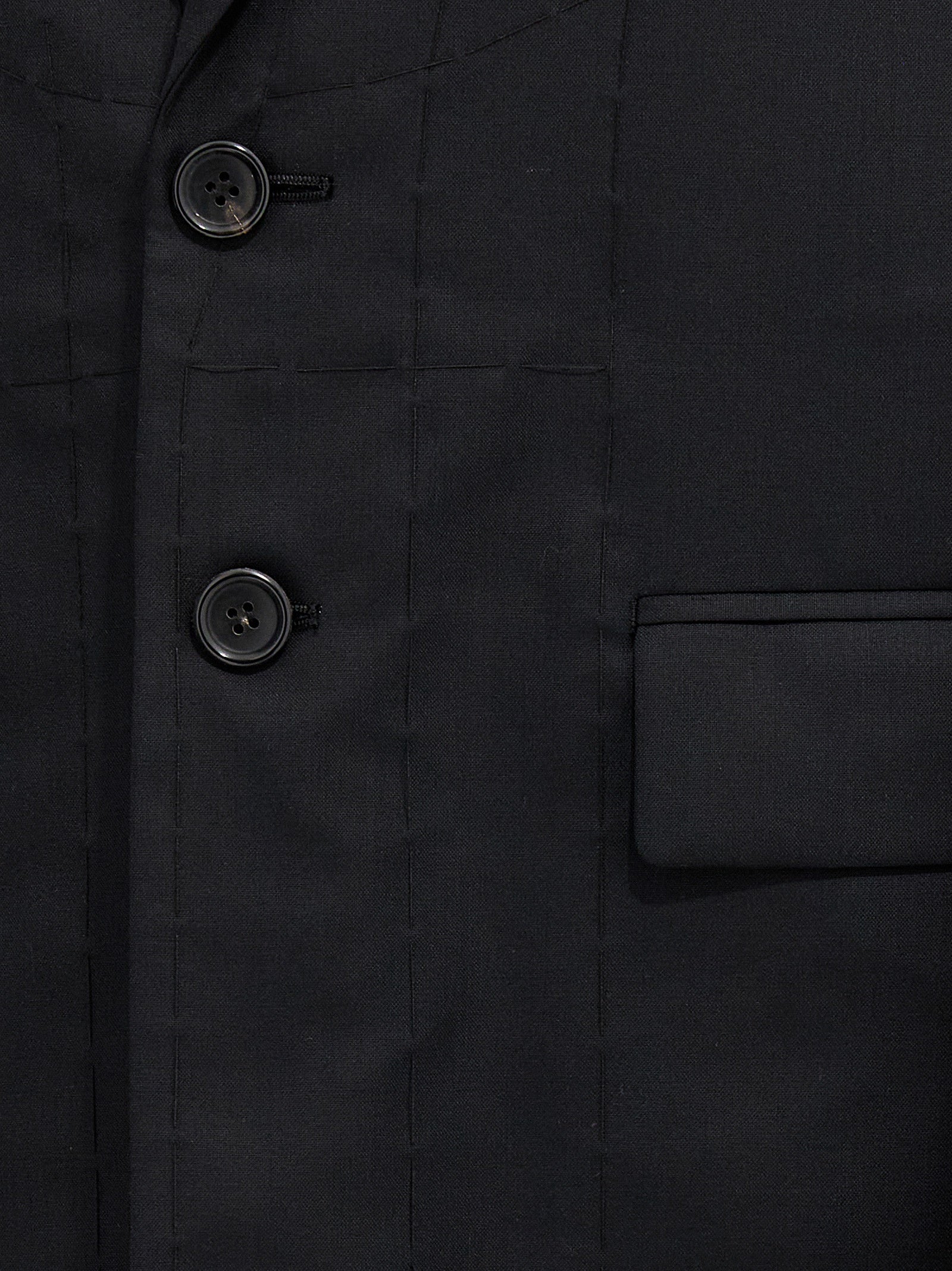 Junya Watanabe Black Wool Women's Coat