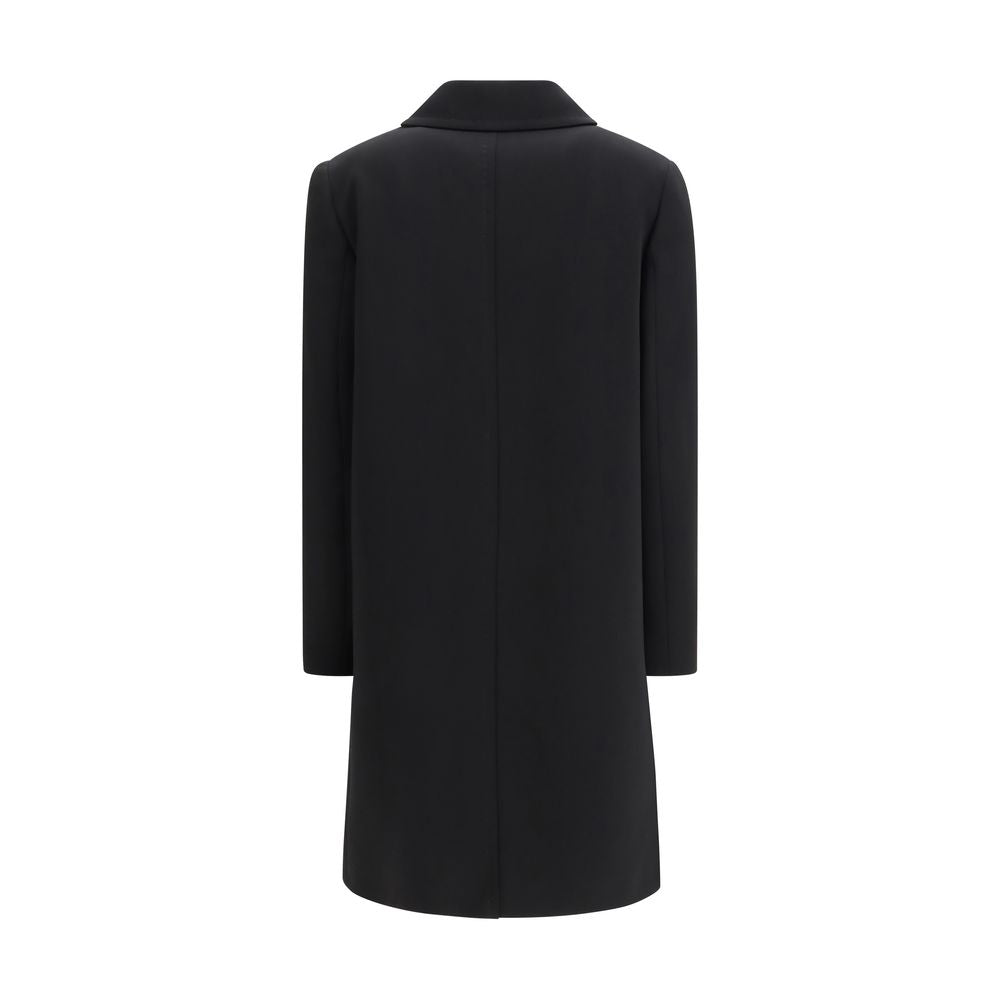 Max Mara Black Triacetate Women's Coat