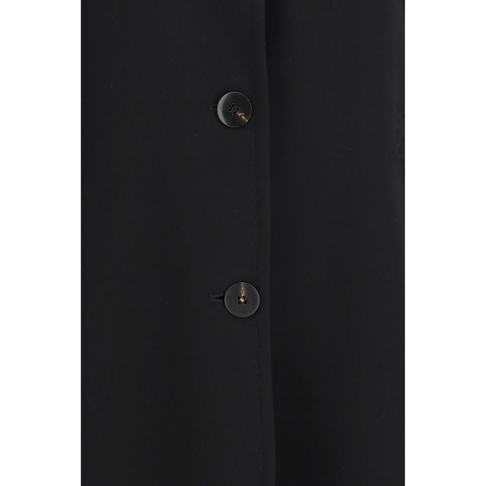 Max Mara Black Triacetate Women's Coat